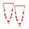 2PC Idol Mala 12 Inch God Goddess Haar Mala Indian Garland Jaimala Makhmali Bhagwan Haar Idol Pooja Item Garland for Photo Frame God Shringar Reusable Satin Mala Temple Decor